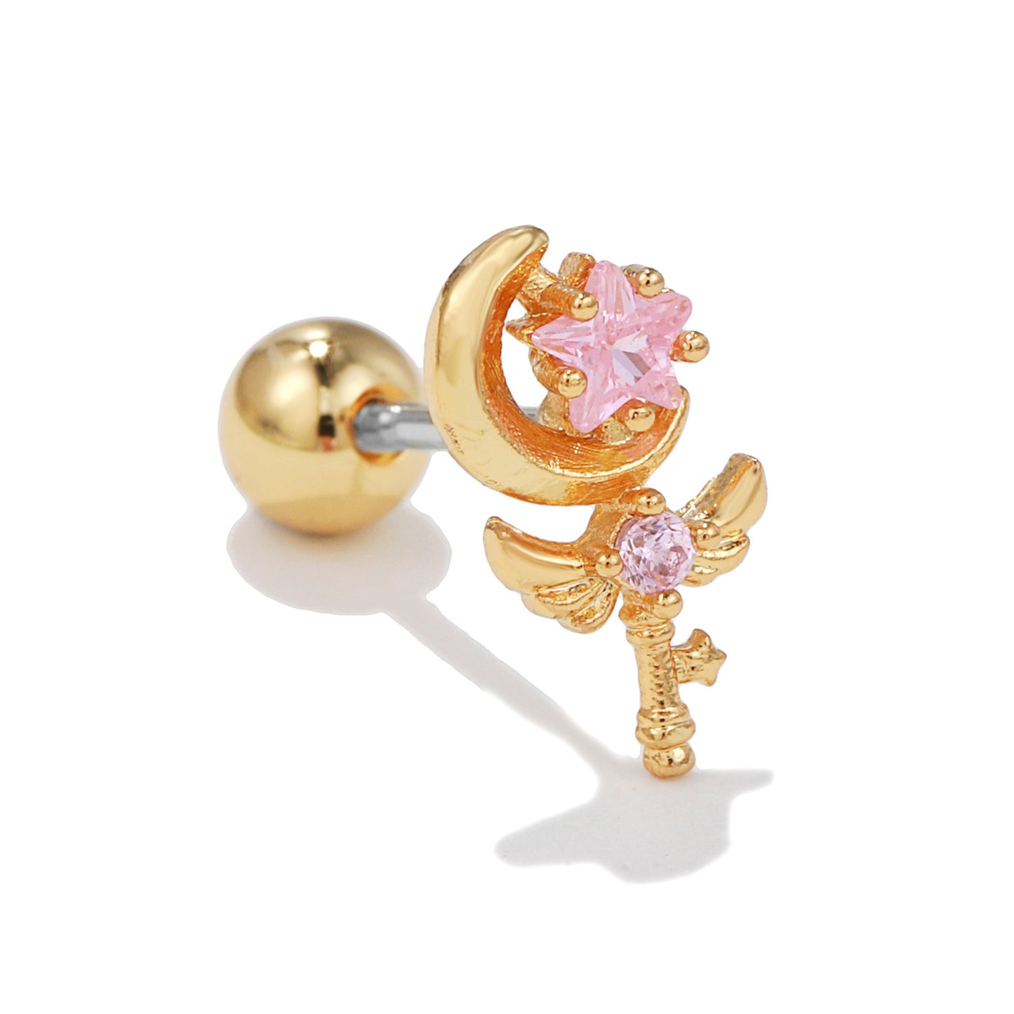 Colorful Sweet Fashion Ear Bone Stud