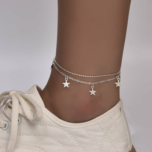 Boho Butterfly Charm Anklet For Women Gold/Silver